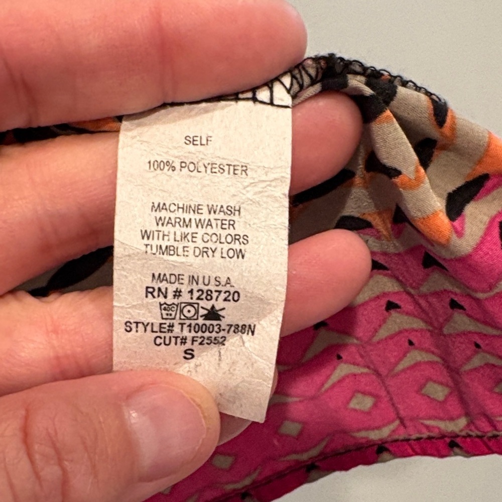 Miami Multicolor Geometric Blouse - Picture 3 of 6